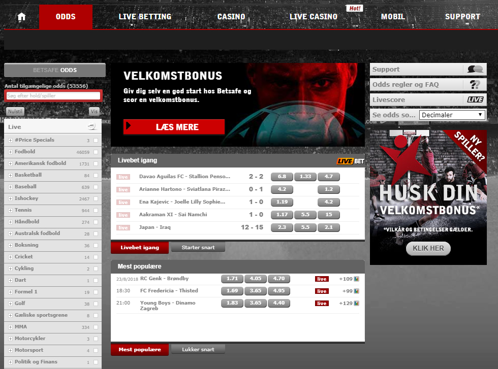 betsafe sportsbook 