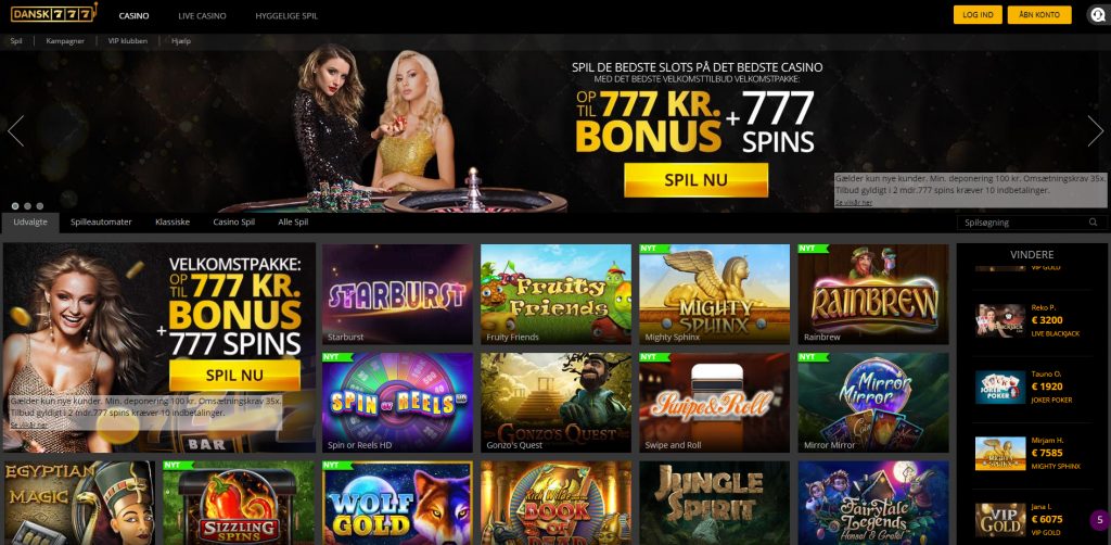 dansk777 casino 