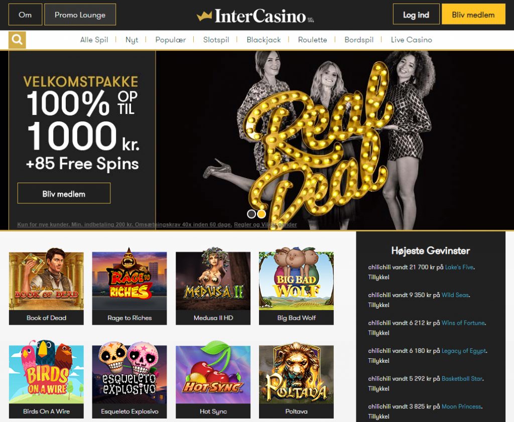 intercasino spilanmeldelse 2018 