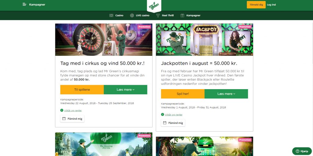 mr green casino kampagne 