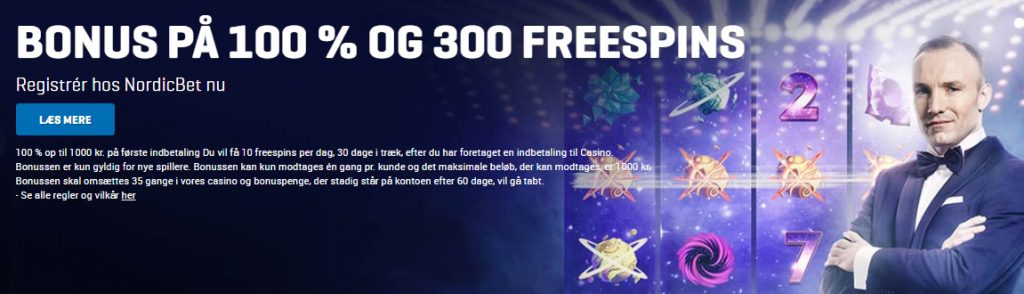 nordicbet velkomstbonus 