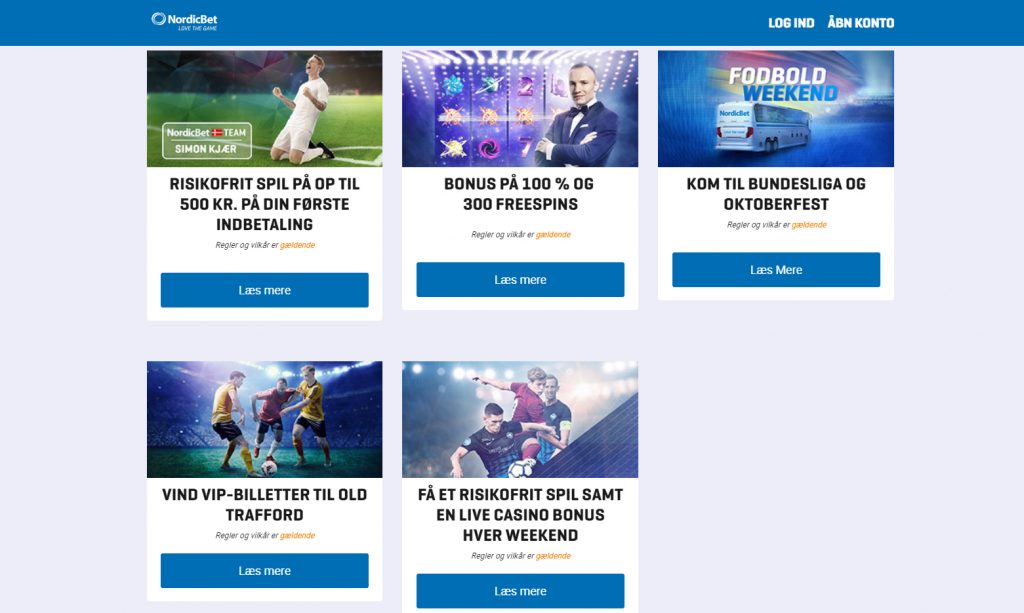 nordicbet kampagner