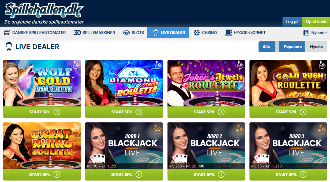 Spillehallen.dk Anmeldelse + Bonuskode (2025) | 175 kr. & Spins