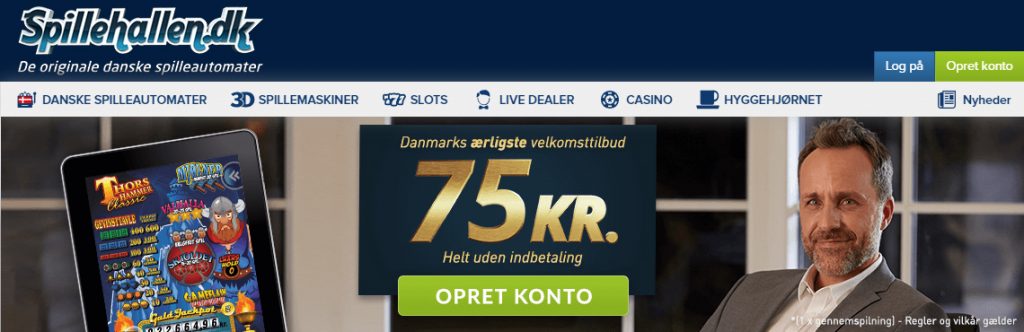 spillehallen.dk casino velkomstbonus 