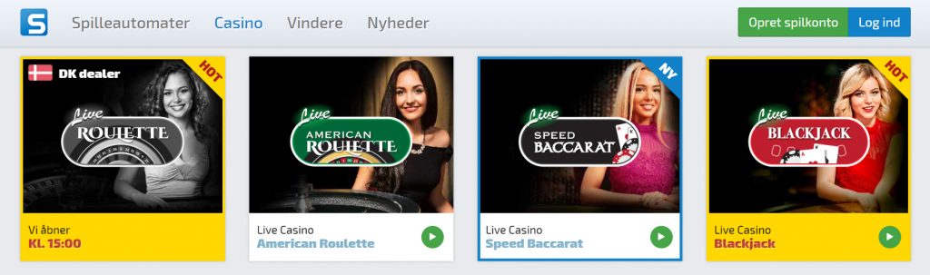 spilnu.dk live dealer casino 