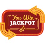 Jackpot casino spil ikon